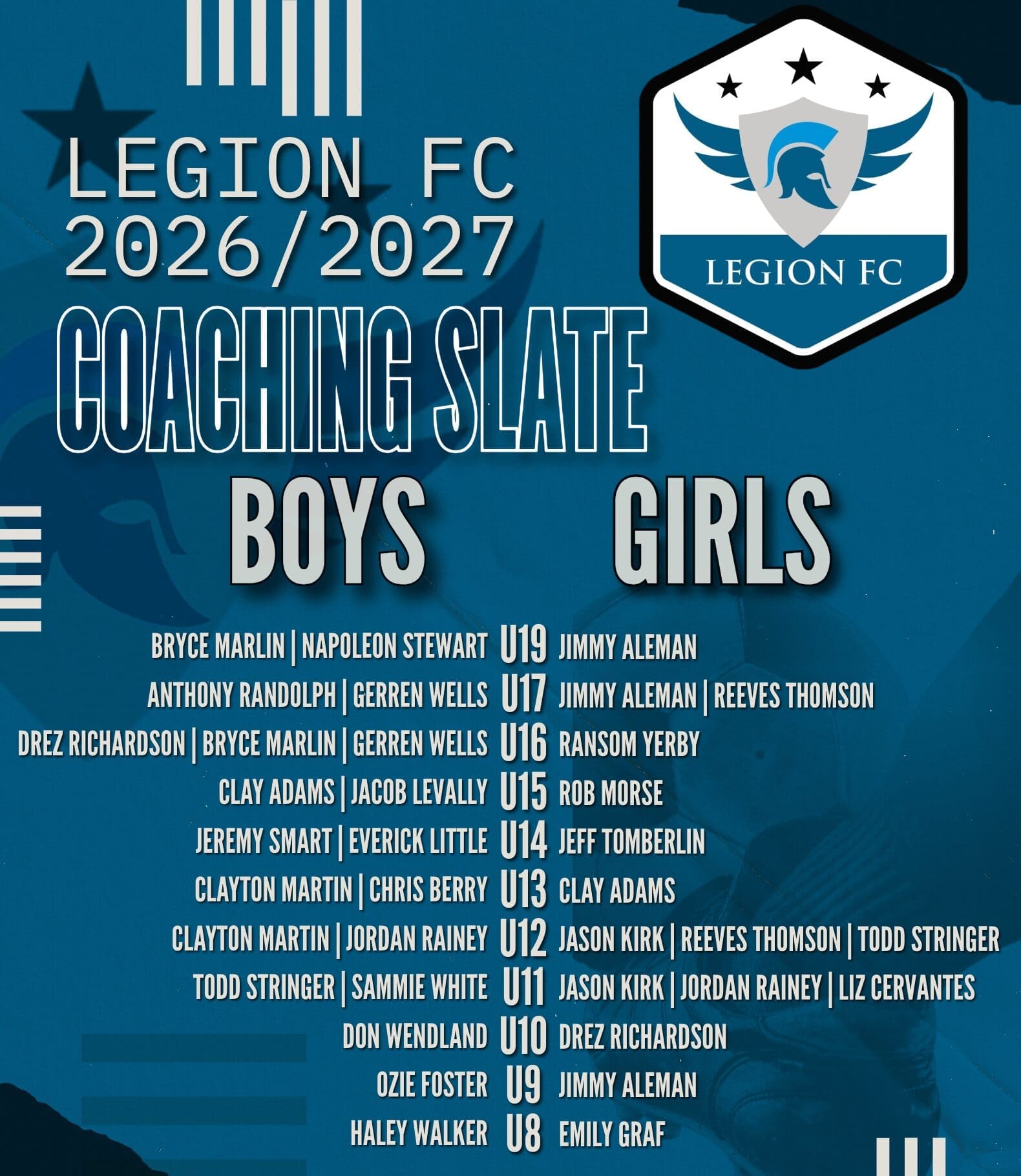 2026-27 LEGION COACHES